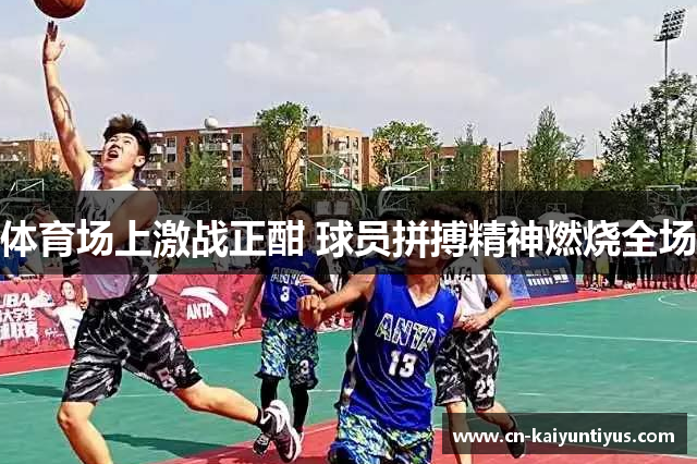 体育场上激战正酣 球员拼搏精神燃烧全场